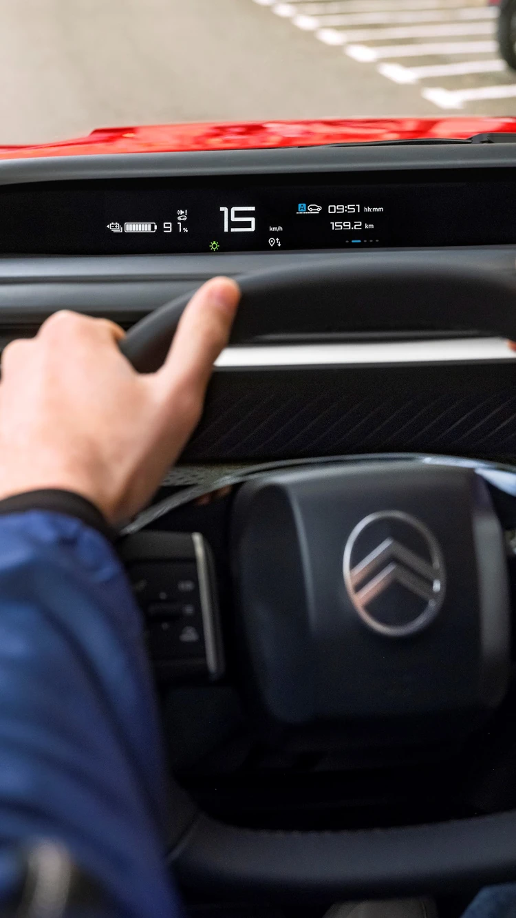 Citroen ë-C3 Head-Up Display